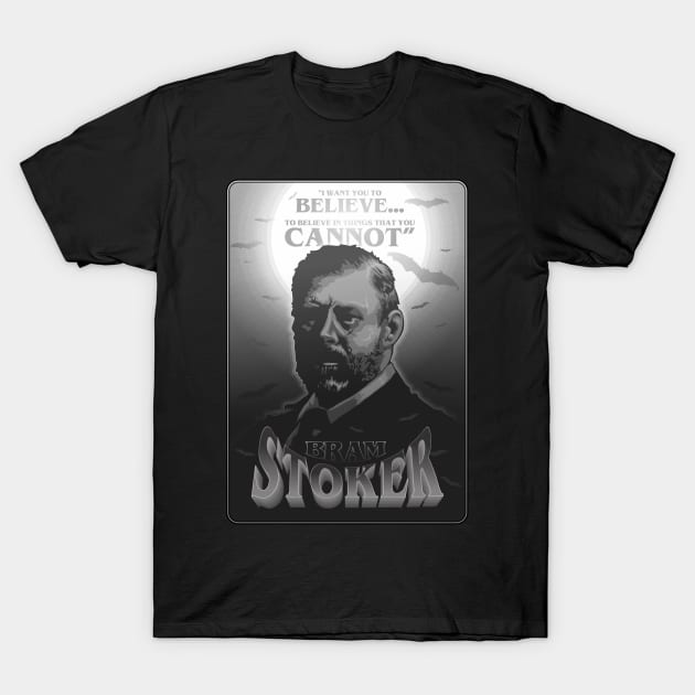 Bram Stoker T-Shirt by HEJK81